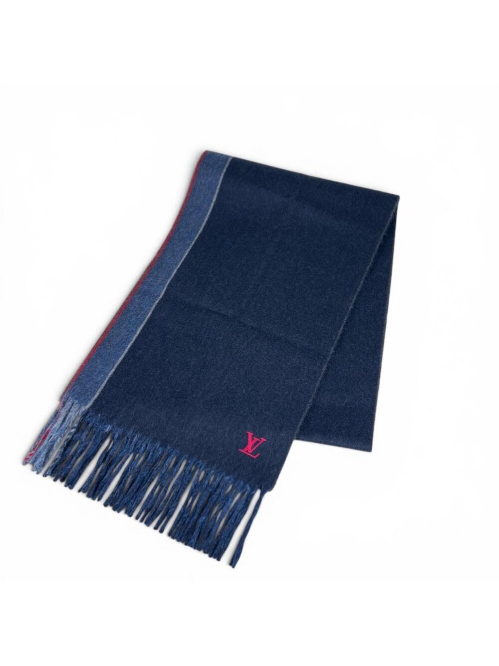 Louis Vuitton Echarpe Jellum Stripe Cashmere 100% Scarf Multicolor